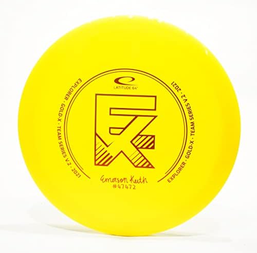 Latitude 64 Explorer אמרסון קית '2021 דיסק גולף נהג פיירוויי, משקל/צבע בחירה [חותמת וצבע מדויק עשויים להשתנות]